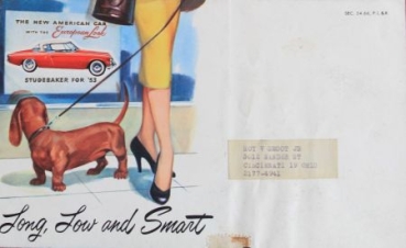 Studebaker Modellprogramm 1953 "Long, low and smart" Automobilprospekt (7858)
